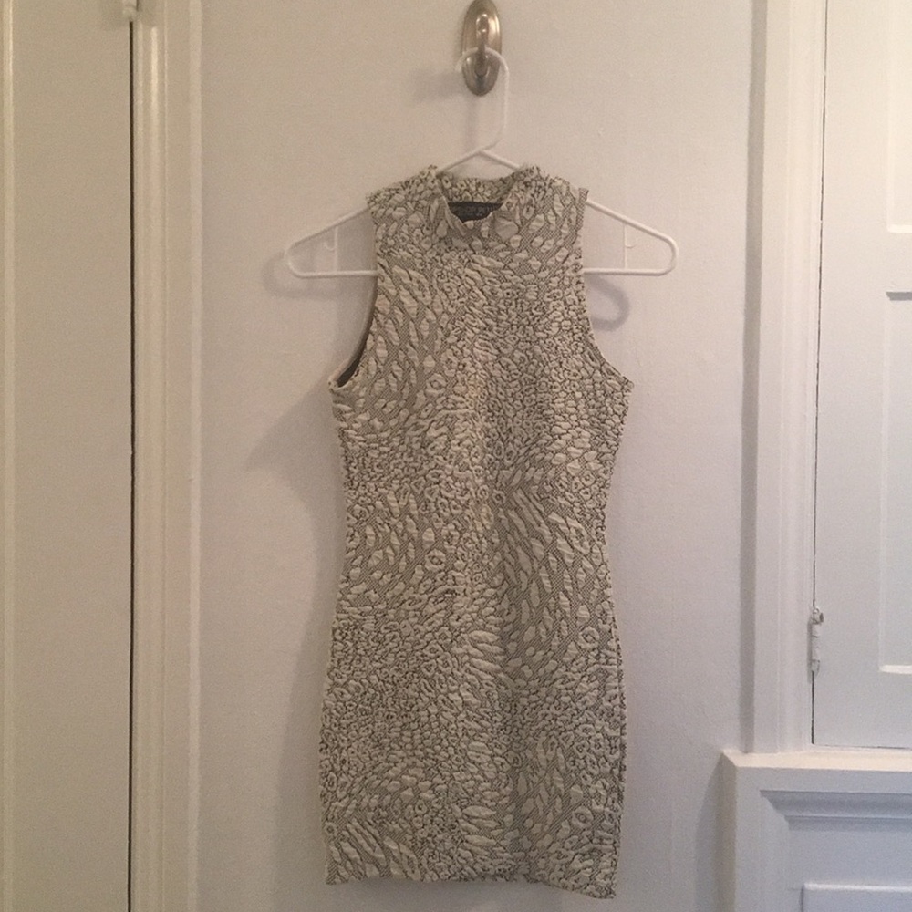Topshop petite stretch mini bodycon dress